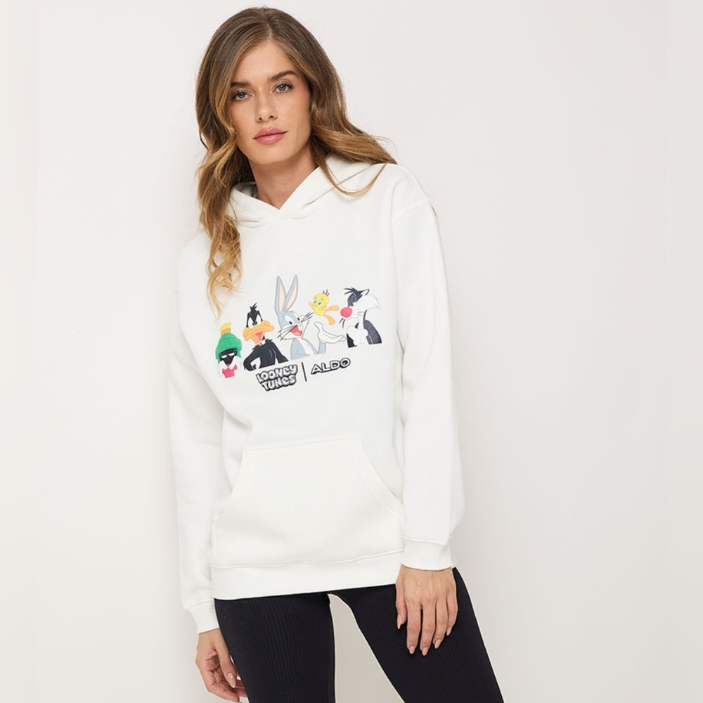 Looney Tunes Printed Long Sleeves Hoodie